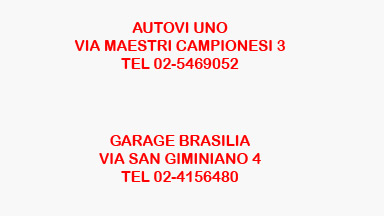 Le nostre concessionarie